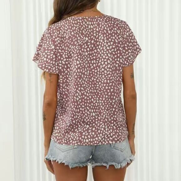 NWT size large women's Sepia patterned top - Picture 3 of 3